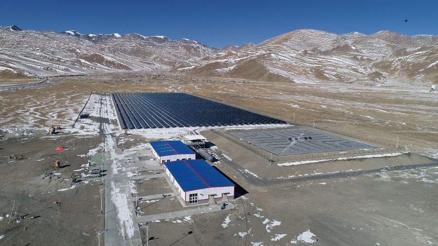 西藏浪卡子县太阳能集中供暖工程
